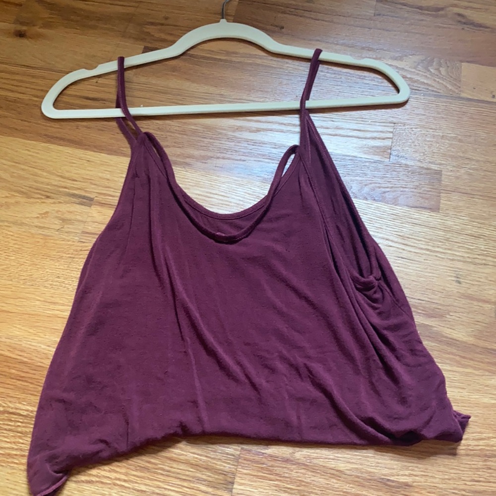 Maroon tank top